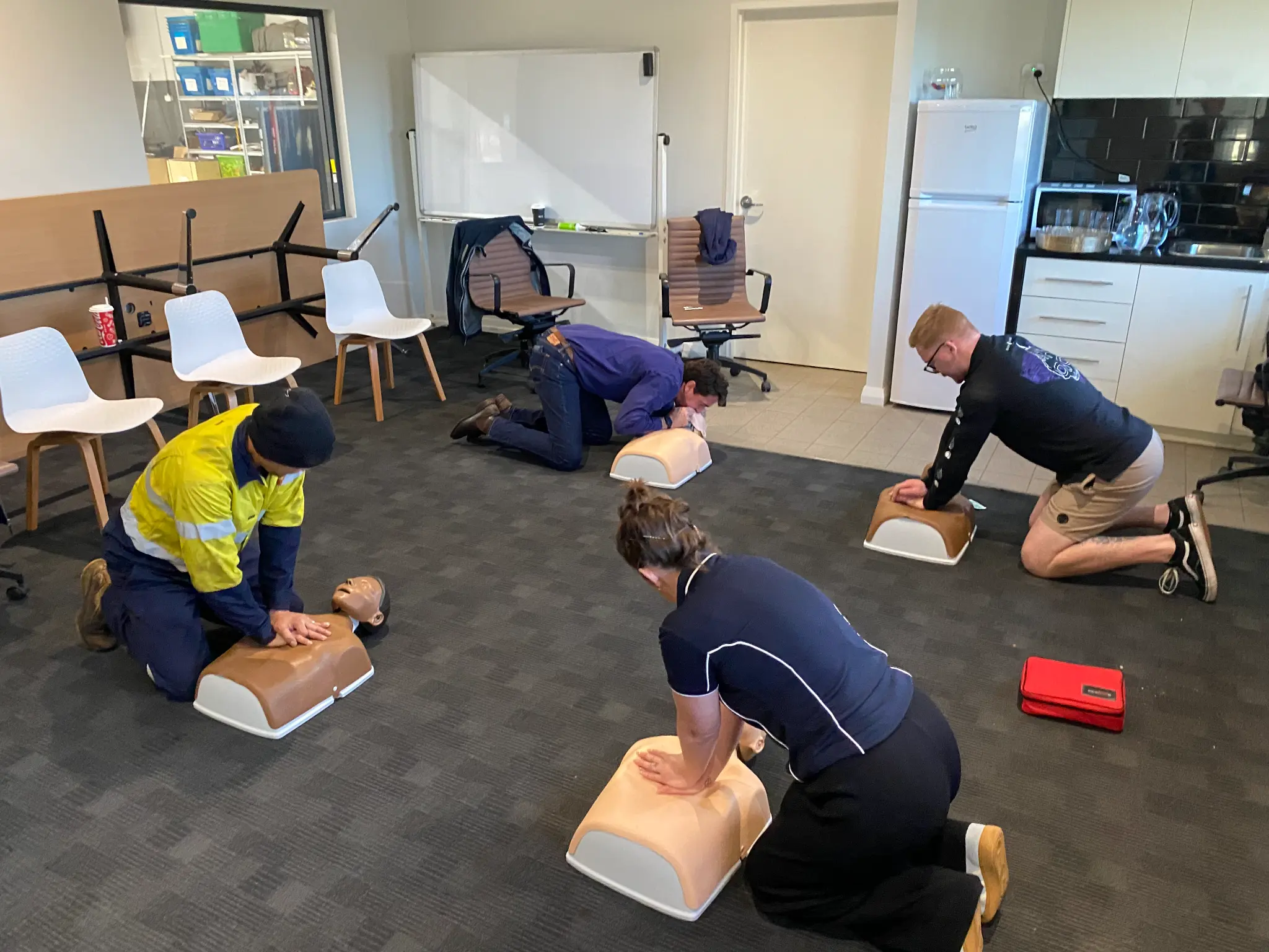 Varley Transport CPR group training session
