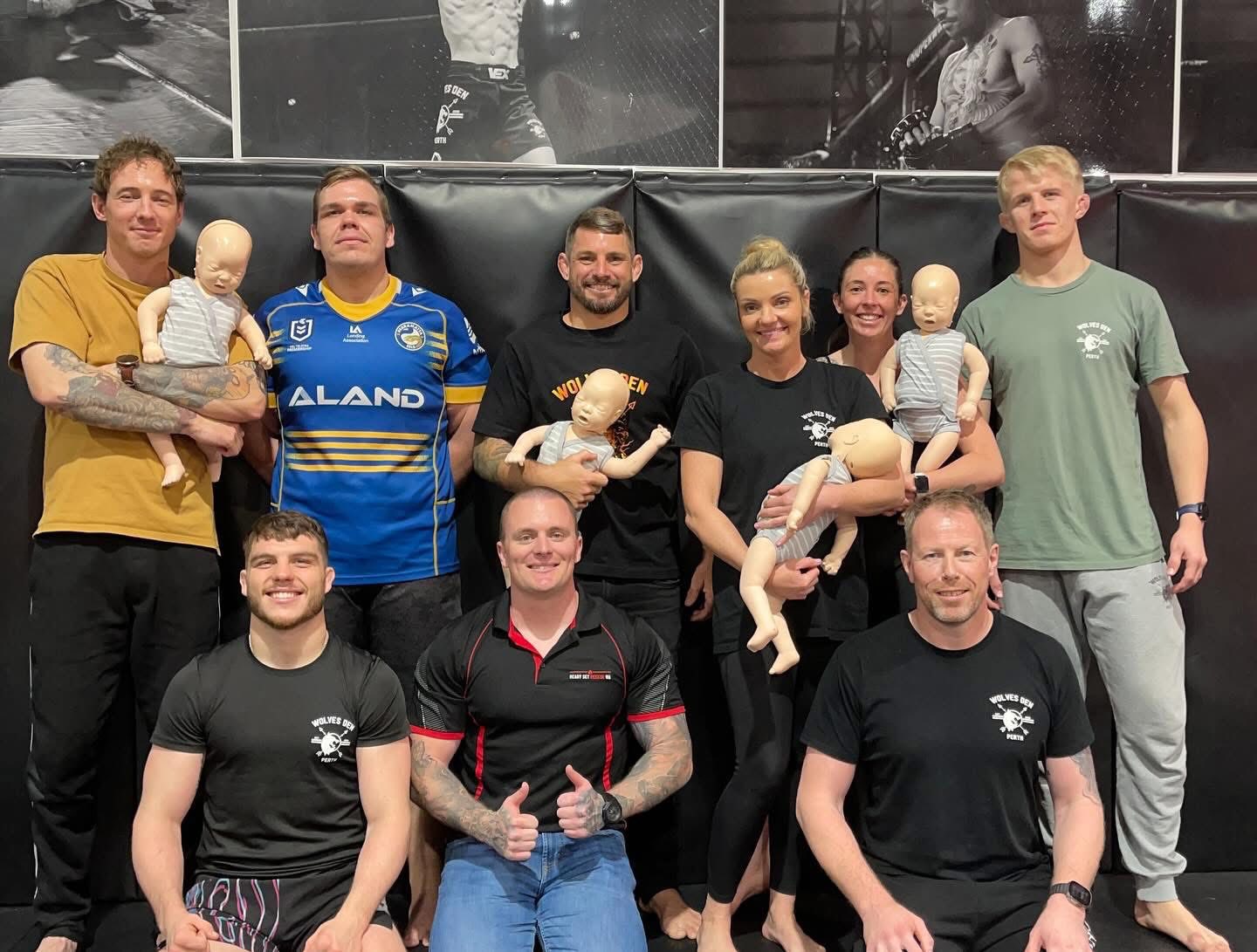 Wolves Den MMA gym first aid training